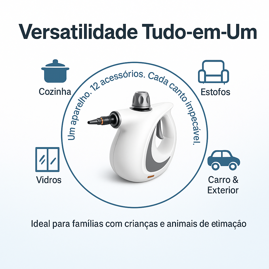 Máquina de limpeza a vapor de alta pressão tudo-em-um