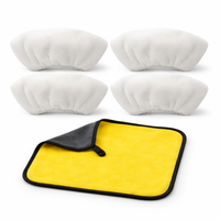 Kit de Acessórios Premium para Máquina de Limpeza a Vapor (4 Capas + Pano de Microfibra)