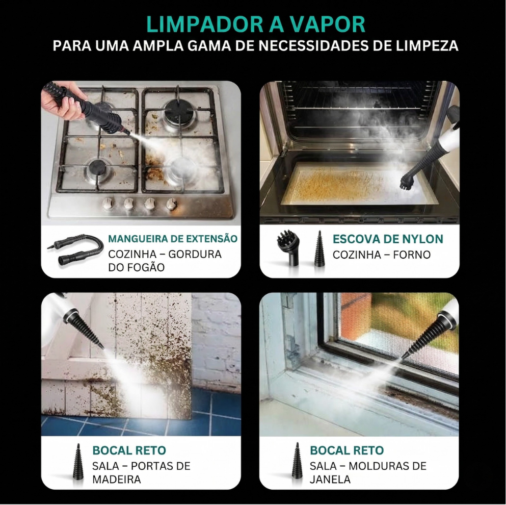 Máquina de limpeza a vapor de alta pressão tudo-em-um