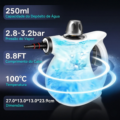 Máquina de limpeza a vapor de alta pressão tudo-em-um