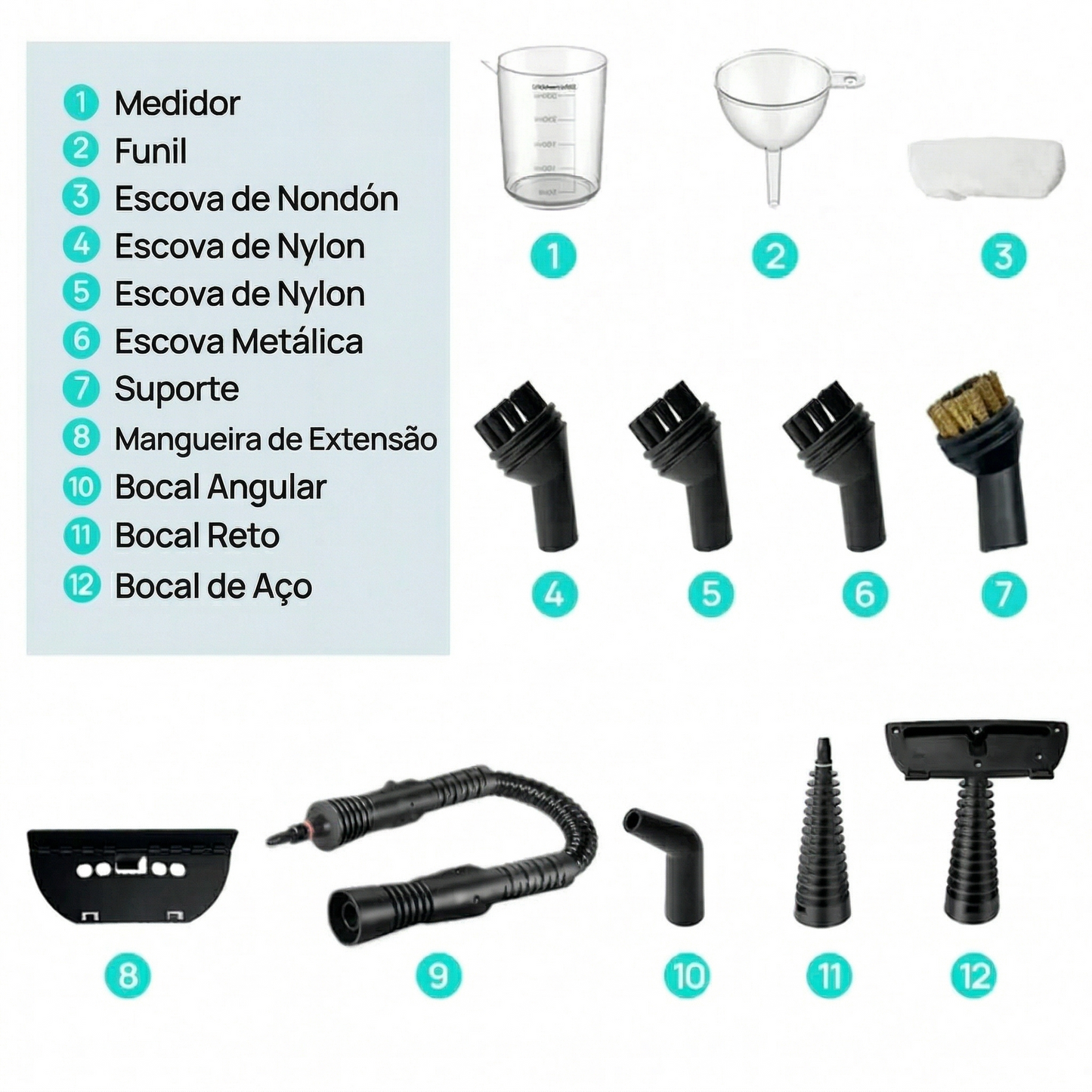 Máquina de limpeza a vapor de alta pressão tudo-em-um